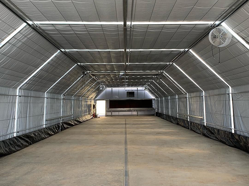 Factory making Large Shade Structures - Hydroponic high tunnel greenhouse automatic irrigation-PBSG016 – Aixiang