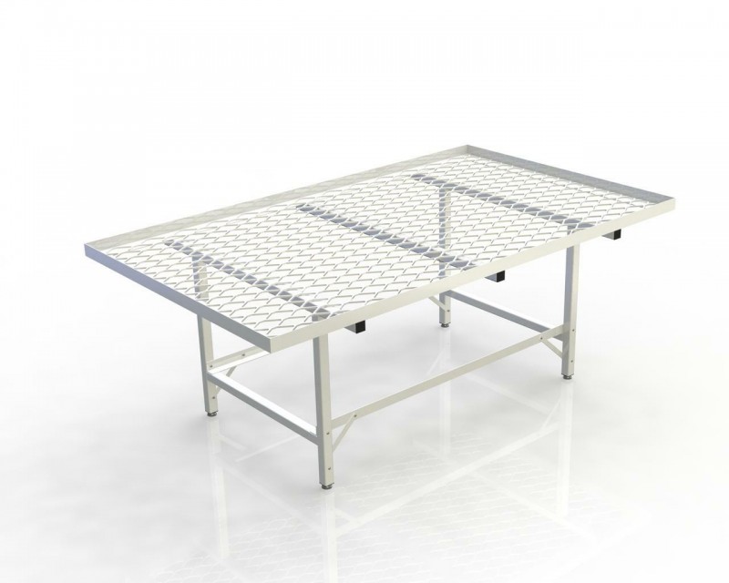 Nursery Seedbed Steel Mesh Rolling Benches