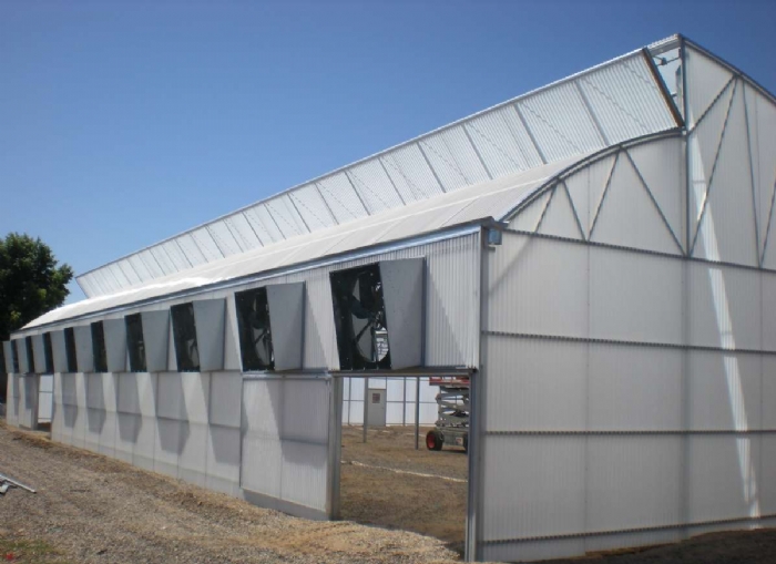 greenhouse with ventilation