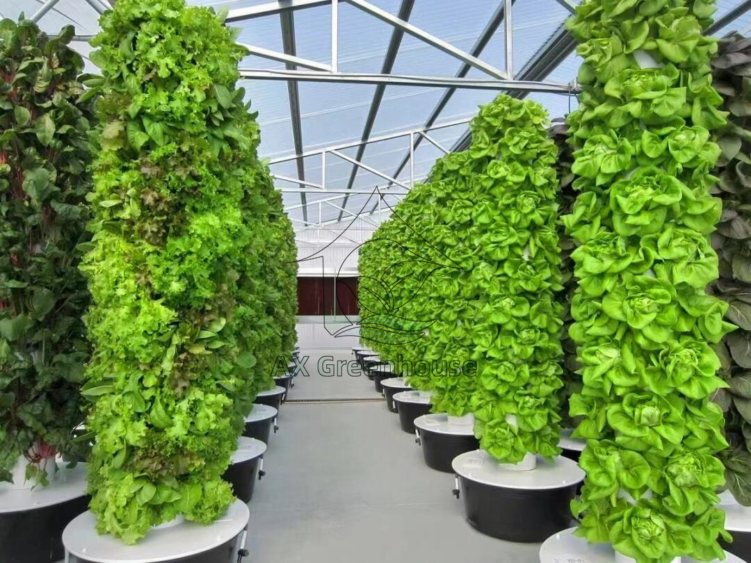 Soilless hydroponic tower for growing vegetables